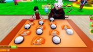 Players can purchase new skins for their chopsticks from the shop (Image via Roblox)